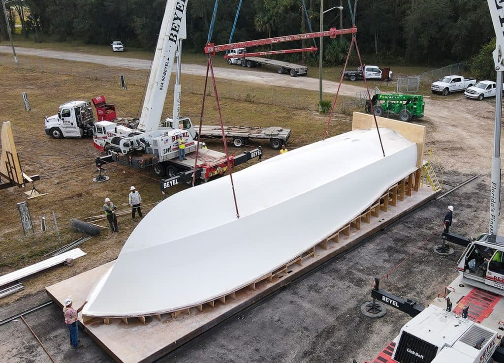 Vilano Boatworks Flips Their Hull #1